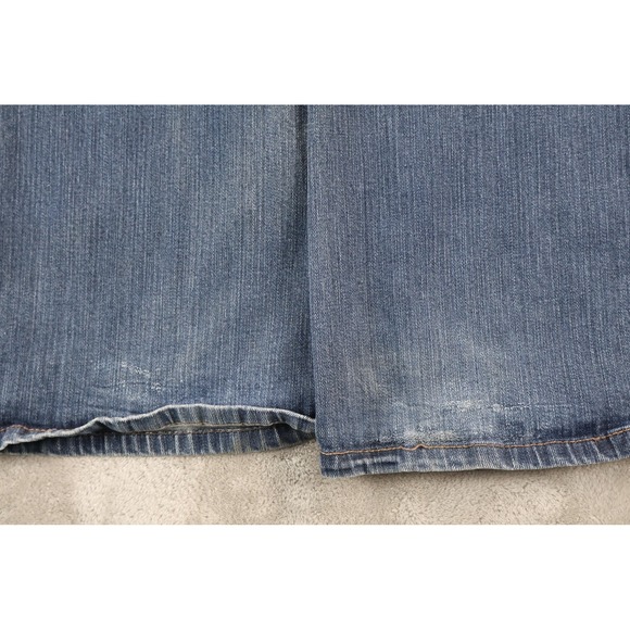 Faded Glory Jeans Womens 14P Blue Bootcut Organic Cotton Stretch Denim - Picture 9 of 10